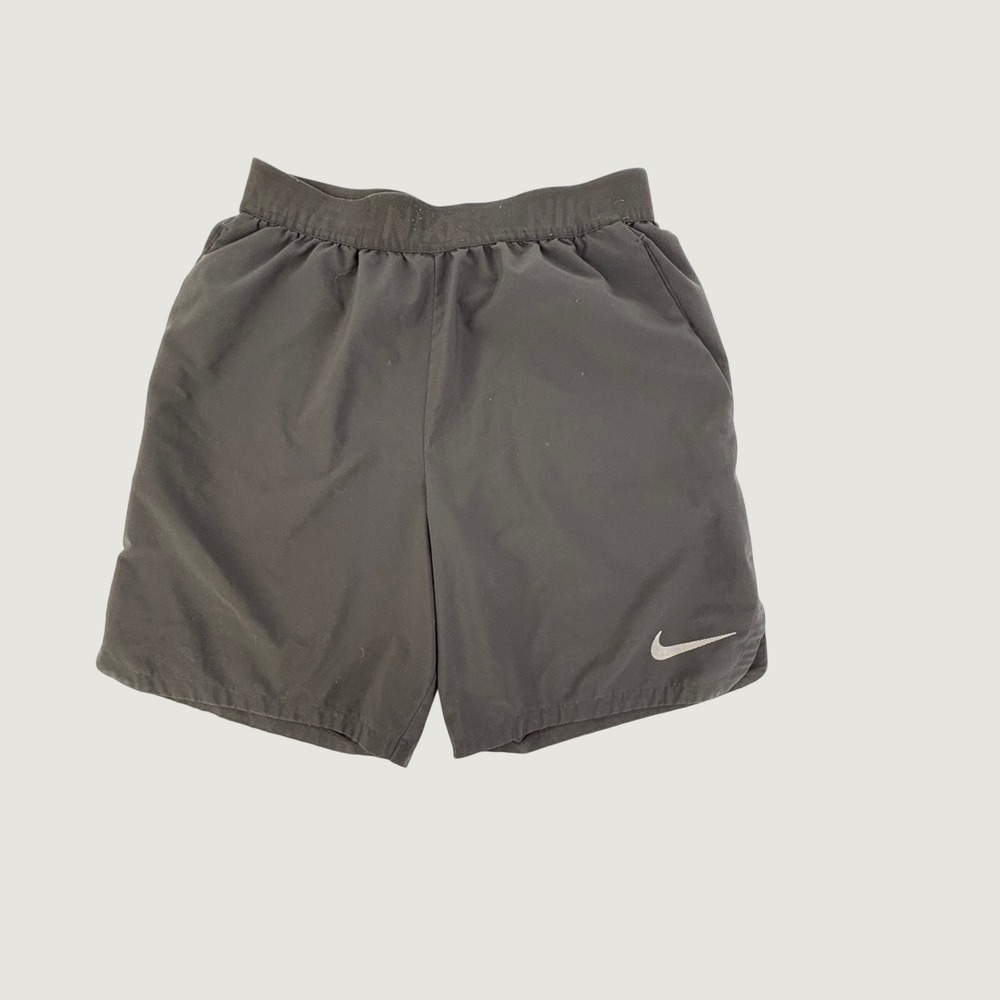 Nike Athletic Shorts Mens Medium Black 886371-010 Elastic Waist Swoosh Logo